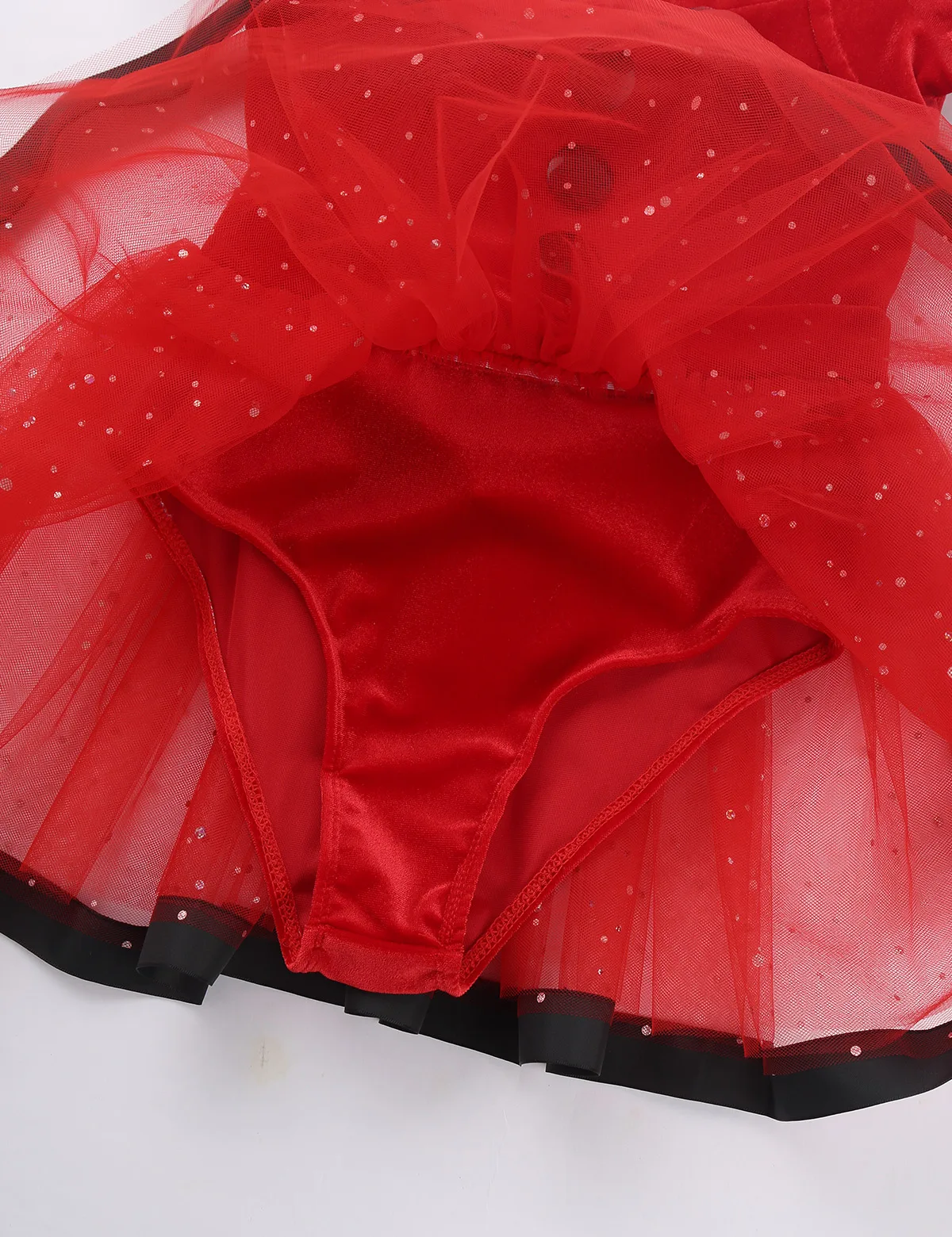 Детские Рождественские танцевальные костюмы для девочек платье с пышными