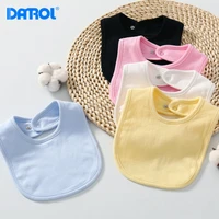 50pcs baby saliva towel baby solid color newborn bib rice bag absorbent cotton bib children bib
