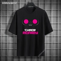 new coming chaos monkey printing graphic t shirt slim fit 100 cotton tshirts retro custom t shirts print unique t shirts