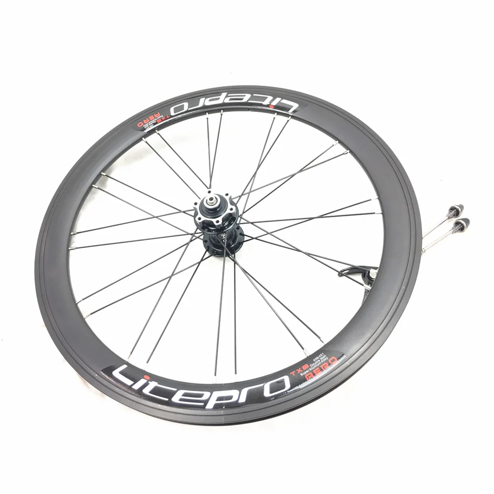 Online Litepro AERO TXB Hohe Felge 11Speed Laufradsatz 20 Zoll 451 Disc V Brems Faltrad Räder Änderung Upgrade Dahon Fnhon P8