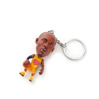 new season basketball doll keychain mini toy figures collectible resin keyring backpack pendant gift for basketball stars fans
