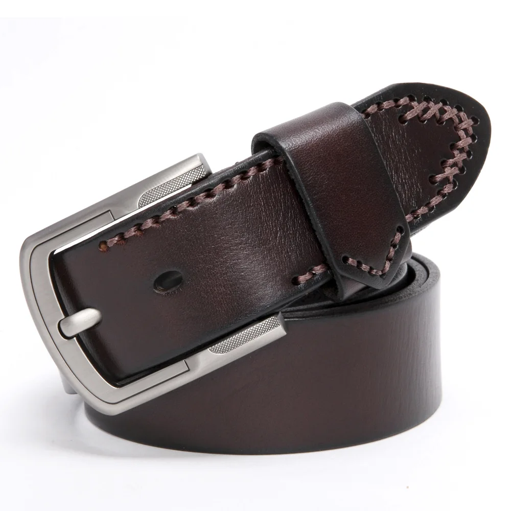 

Men's belt leather pin buckle student casual cowhide youth pure wild cowboy middle-aged male