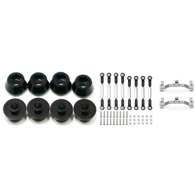 

8 шт. Металлическая магнитная прокладка и 1 комплект радиоуправляемых автомобильных тяговых стержней, рулевой Тяговый стержень, базовый наб...