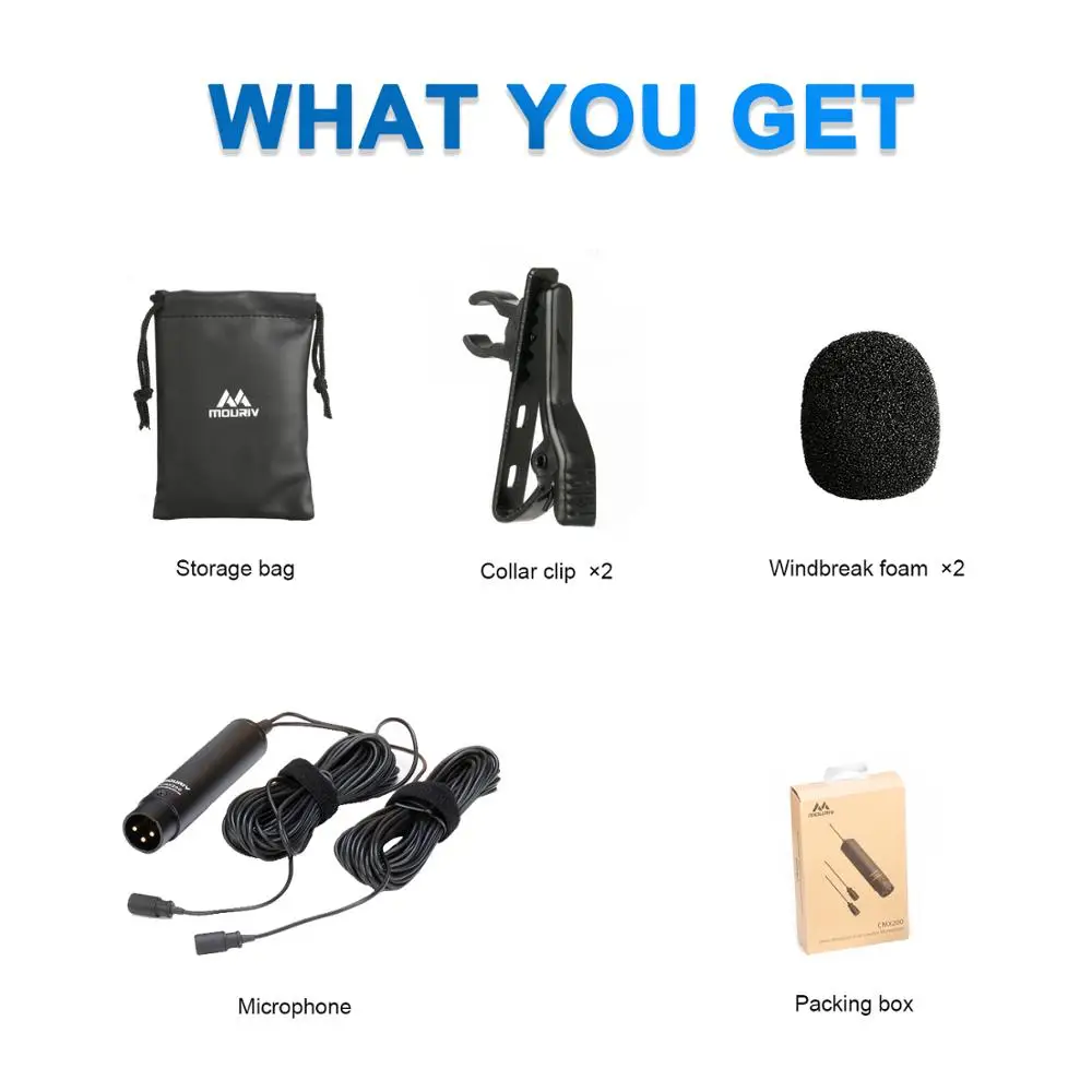 Двойной петличный всенаправленный микрофон с фантомным питанием нагрудный