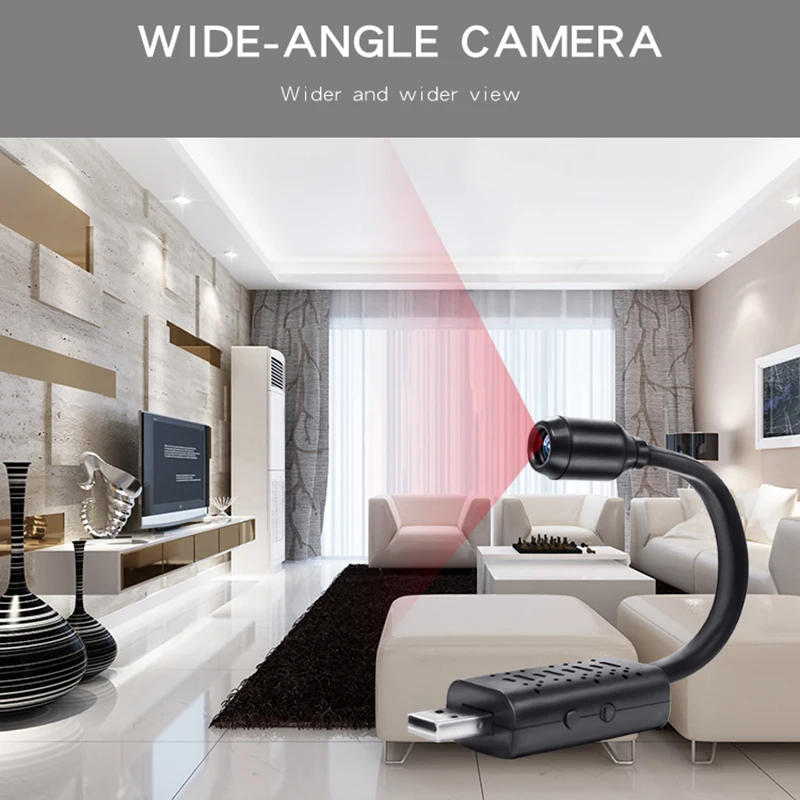 1080P HD Mini Wifi Camera Hidden Wireless Home Surveillance Security Loop Recording AI Human Detection Real-time | Электроника