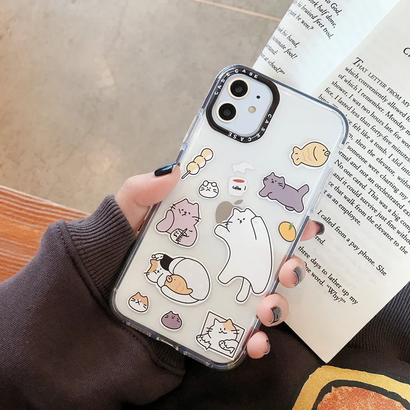 

happy Birthday gift box Brown bear cat cute Phone case For iPhone 11 Pro Max XR X Max case for coque iPhone 7 7 Plus 8 Plus Case