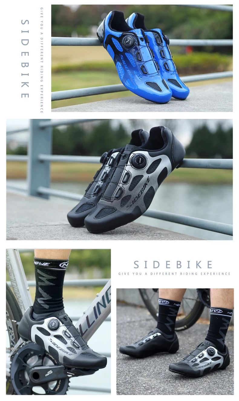 sidebike, обувь для велоспорта, с SPD KEO, сверхлегкая, 430 г, обувь для гонок, шоссейного велосипеда, мужские профессиональные велосипедные кроссовки