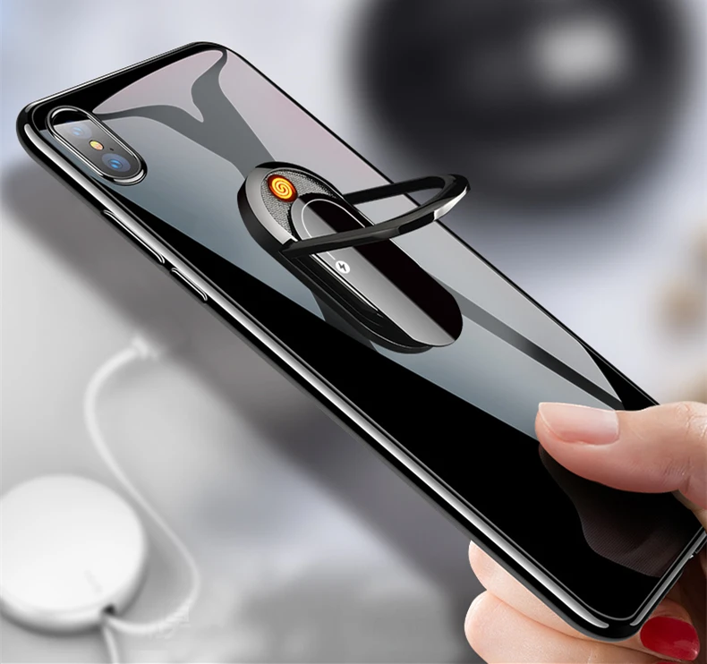 Usb зарядка Электронная Зажигалка Ветрозащитная тонкая мужская индивидуальная Женская электрическая нагревательная цветная сигарета зажигалка