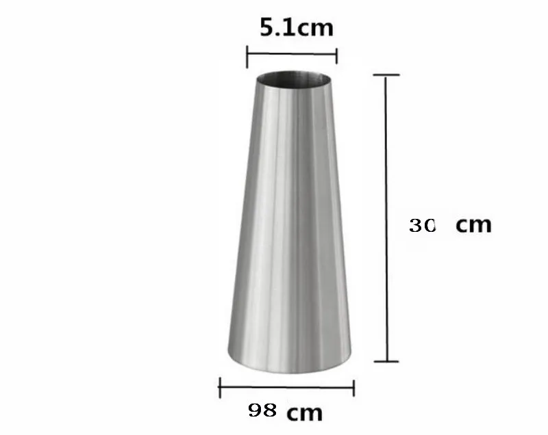 Коническая ваза из нержавеющей стали настольное украшение сухие цветочные вазы