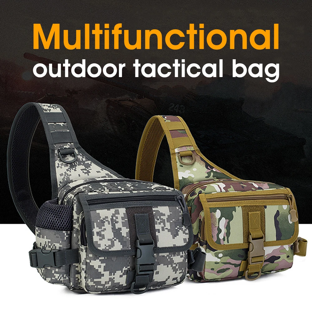 

Waterproof Fishing Bag Multifunctional Outdoor Waist Bag Portable Pack Messenger Bag Pole Package Fishing Tackle Bag Camping Bag