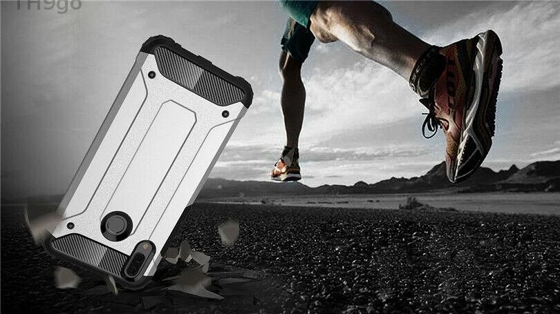 Shockproof Armor Hybrid Rugged Phone Case For Huawei Y5 Y6 Y7 Prime Y9 Luxury 2in1Cover 2018 DYee |