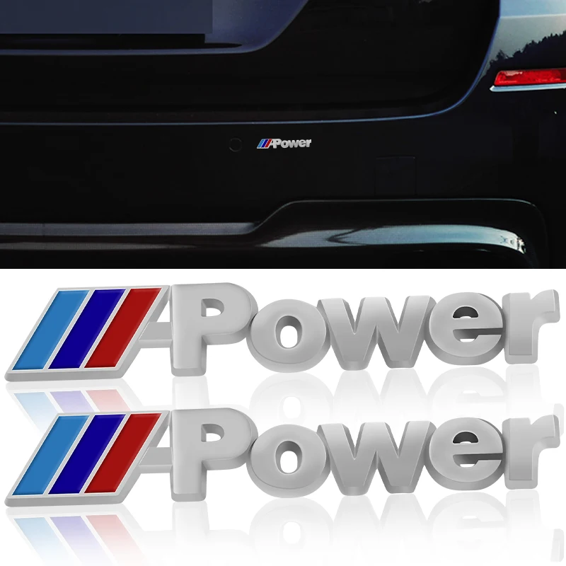 Наклейка на боковое крыло автомобиля наклейка с эмблемой для BMW M Performance Power X1 X3 X5 X6