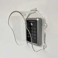 plastic clear waterproof doorbell protective cover outdoor door access universal type wireless attendance machine protector case