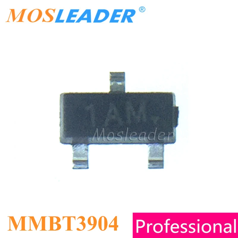 Mosleader 3904 3906 SOT23 3000 шт. NPN 50V PNP MMBT3904 MMBT3906 сделано в Китае высокое качество| |