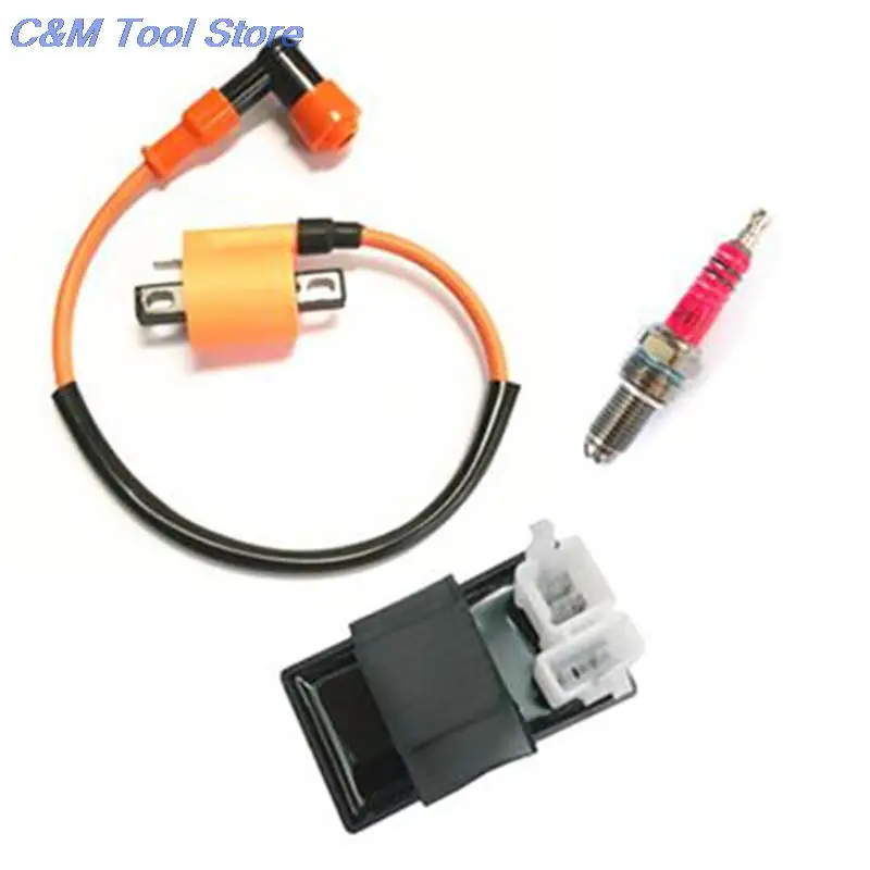 Катушка зажигания + 6-контактный 3-электрод переменного тока CDI Свеча D8TC D8TJC для CG