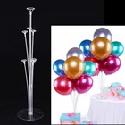 40 подставка для воздушных шаров на день рождения, латексные воздушные шары, набор плавающих конфетти металлик, наборы для держатель для шарика, свадебные украшения