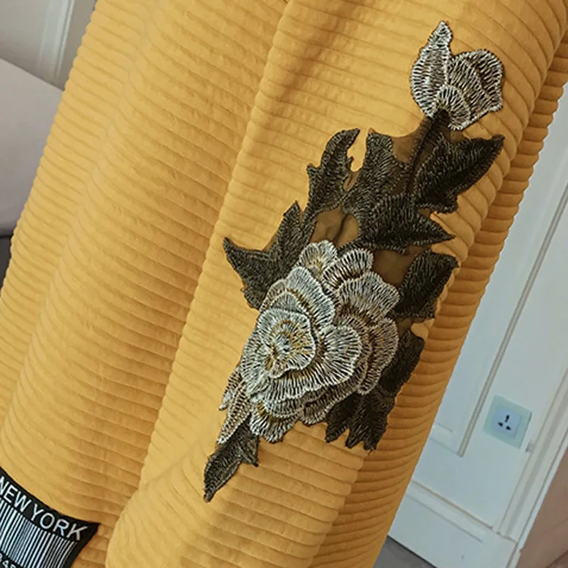 Модные топы для кормящих мам с вышивкой хлопковый свитер грудного кормления