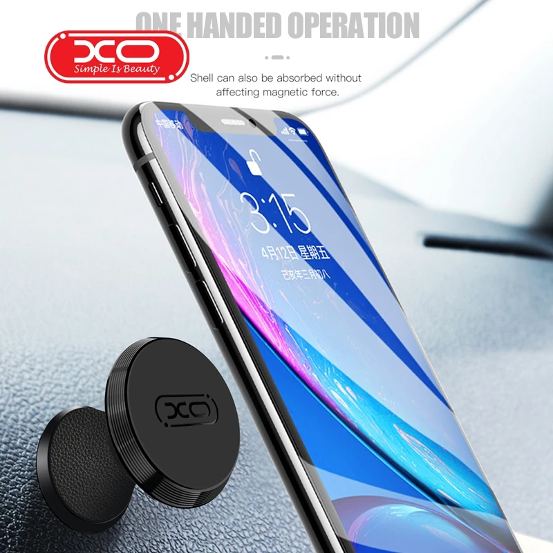 Магнитный автомобильный держатель для телефона XO с поворотом на 360 градусов