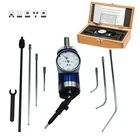 Коаксиальный Центровочный циферблат, набор тестовых индикаторов, центроискатель 0-3 мм, Фрезерный инструмент, Точность 0,01 мм, измерительный инструмент в деревянной коробке, 1 комплект