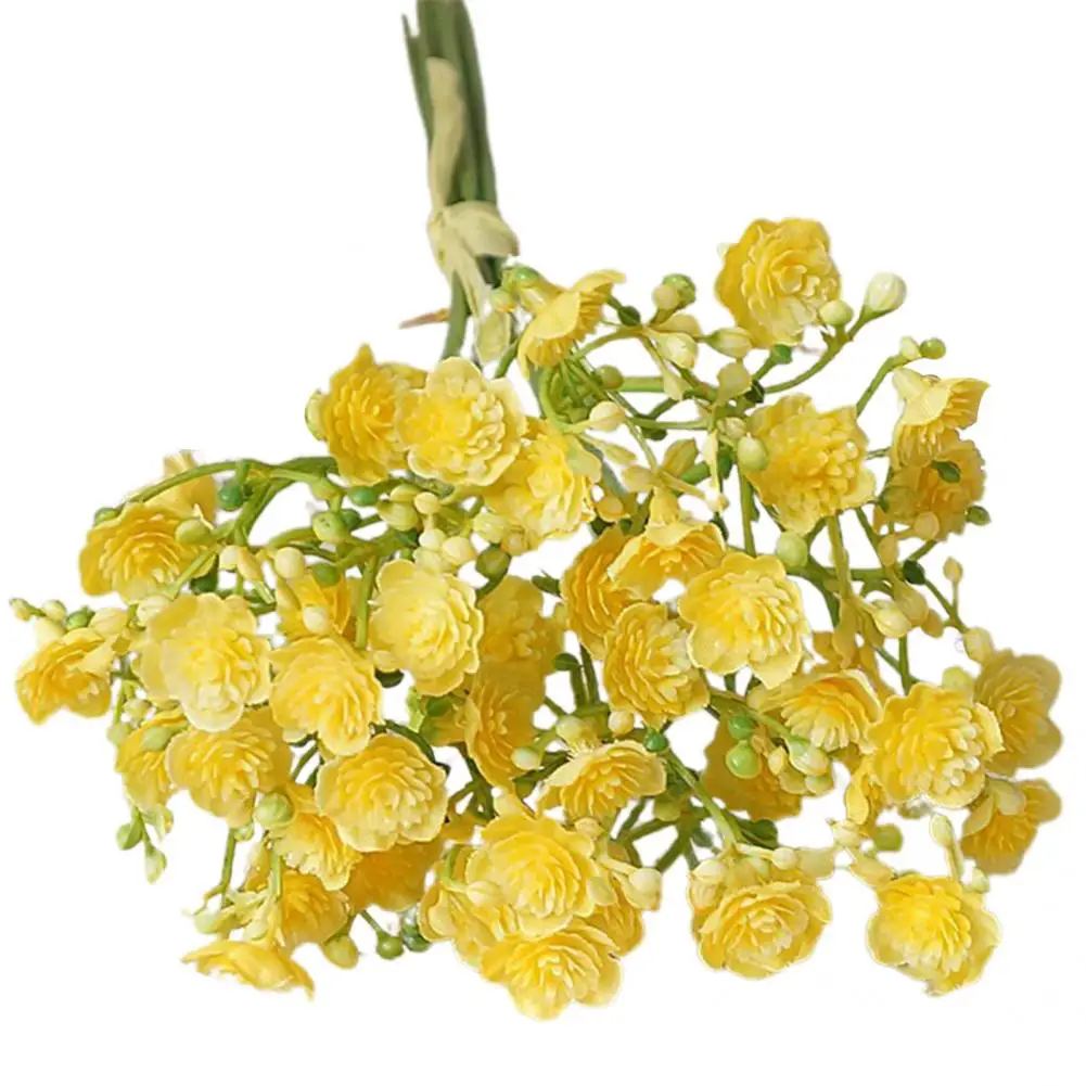 

Eco-friendly 1 Bouquet Modern Handmade DIY Simulation Gypsophila Plastic False Babysbreath Realistic for Hotel