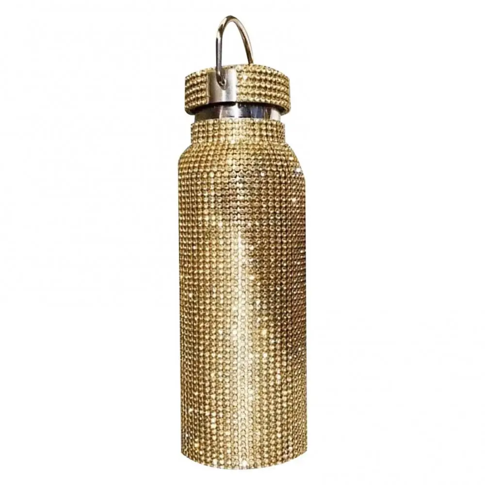 Сверкающая Высококачественная Изолированная бутылка Стразы термобутылка из