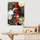 HD принты картины Rimuru Tempest домашний декор картины на холсте модульный японский аниме постер для спальни Настенная картина рамка