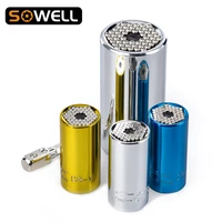 universal hardware torque wrench head set socket sleeve in wrench spanner key magic grip portable multi hand tools
