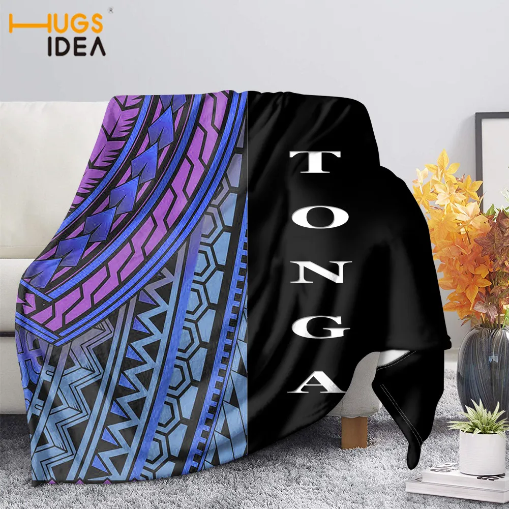 

Флисовое одеяло HUGSIDEA, дизайнерское покрывало с племенным узором для дивана, наволочка для взрослых