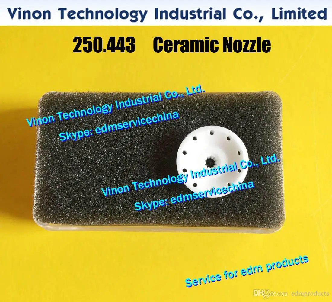 250.443 Керамическая насадка edm ID=2 35 мм 590250433 Насадка для резьбы 250.443.9 Agie Challenge Classic