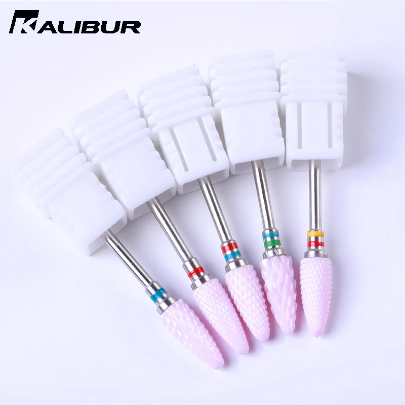 KALIBUR 1 шт. Фрезер для ногтей сверла маникюр педикюр УФ гель керамическая фреза
