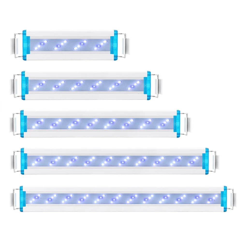

LED Super Slim Lamp Blue White Light Fish Tank Aquatic Plant Grow Landscaping Waterproof Lights Aquarium Accessories EU/US Plug