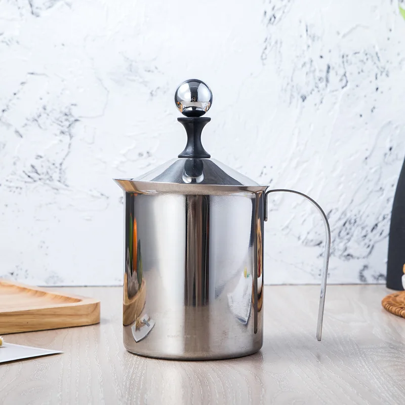 Вспениватель для молока из нержавеющей стали Пенообразователь капучино кофе