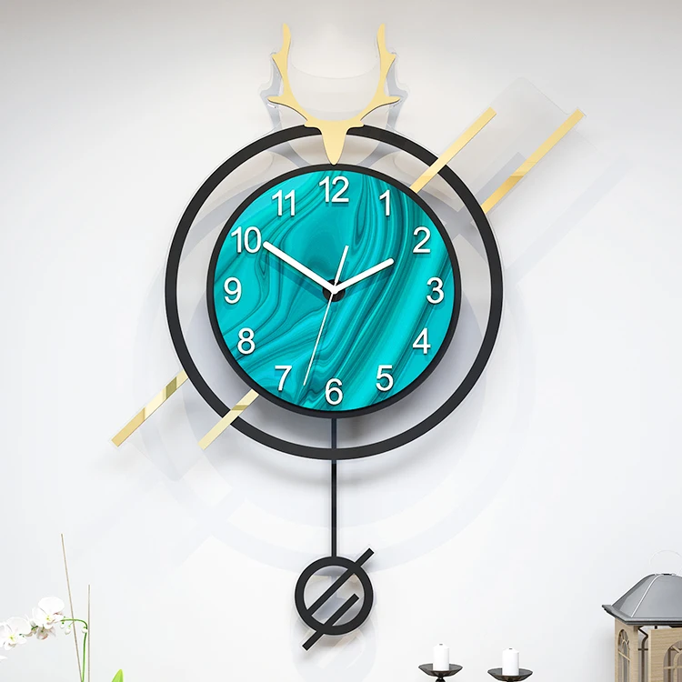Современные настенные часы в скандинавском стиле Роскошные бесшумные