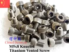 Титановый вентилируемый винт M5x8 M5x10 M5x12 M5x16 DIN 912 Шестигранная головка 4,0 драйвер Ti GR2 полированный 1 шт.