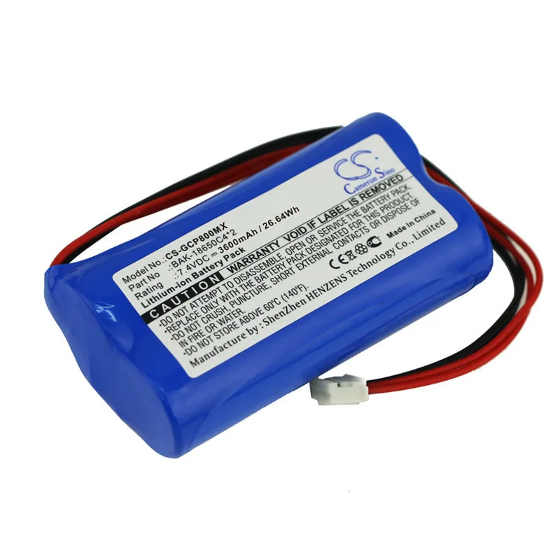 

cameron sino 3600mah battery for G-CARE SP-800 G-CARE BAK-18650C4*2