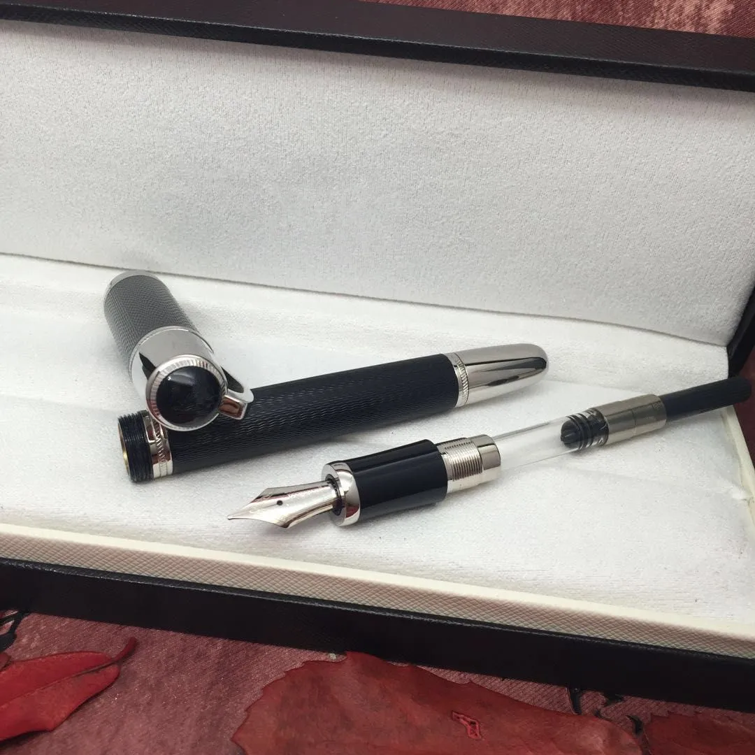 

High-end metal material stainless steel nib steel famous luxury brand office ink pen with original box