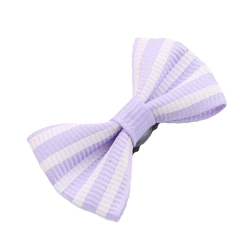 

20/50PCS Mix Color Mini Bow Barrettes Sweet Girls Solid Dot Stripe Hair Clips Kids Hairpins Hair Accessories For Women Girls