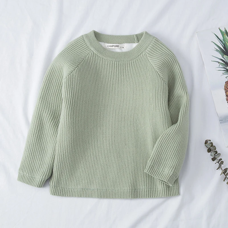 

Children's Sweater Autumn winter Candy colors pullover sweater Kids Boys Girls Sweaters Knit Thick Warm Sweater Outerwea