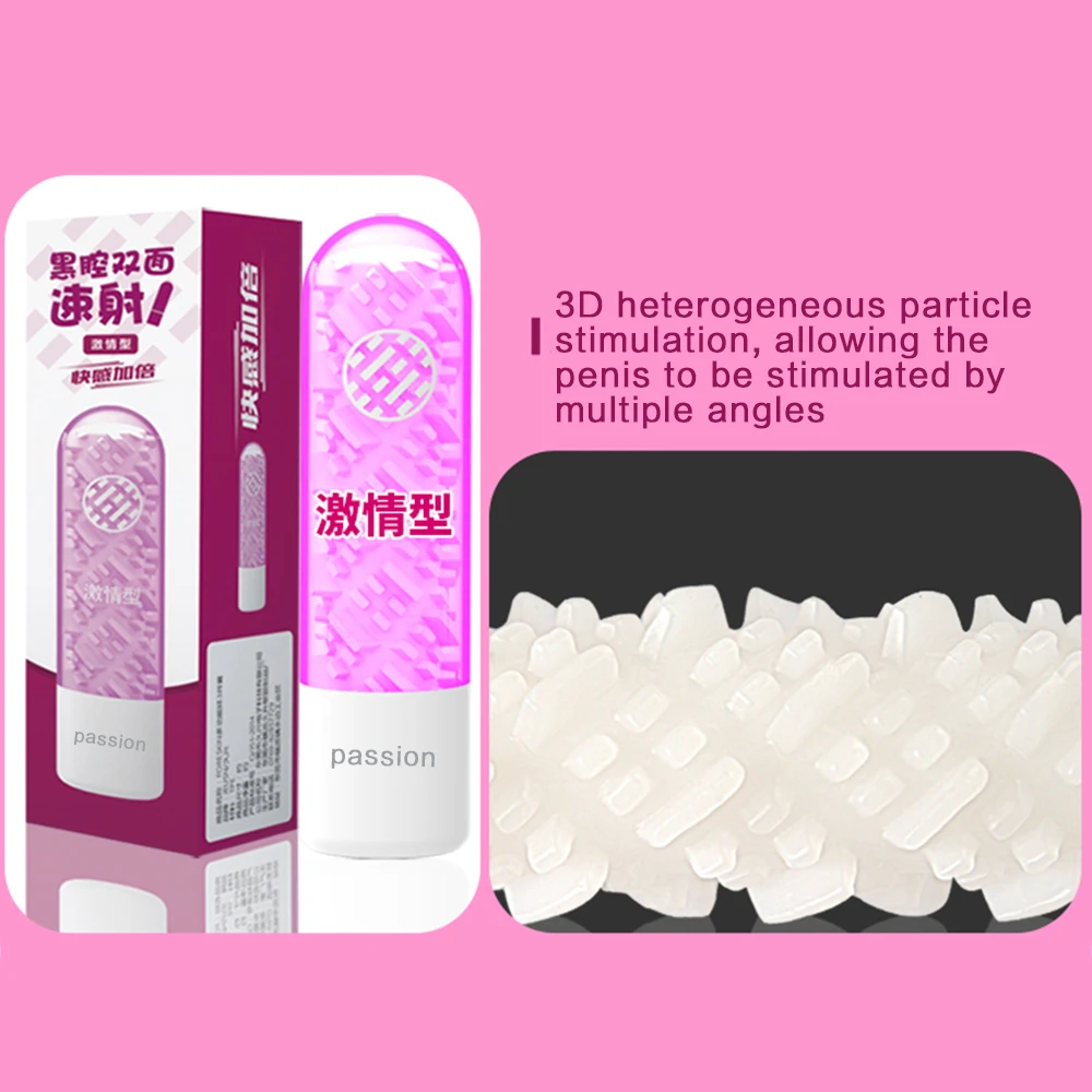 Double-side Used Sex Toys Man Masturbator Penis Massage Durable Passion Masturbation Cup Suck Aircraft Trainer For Men |