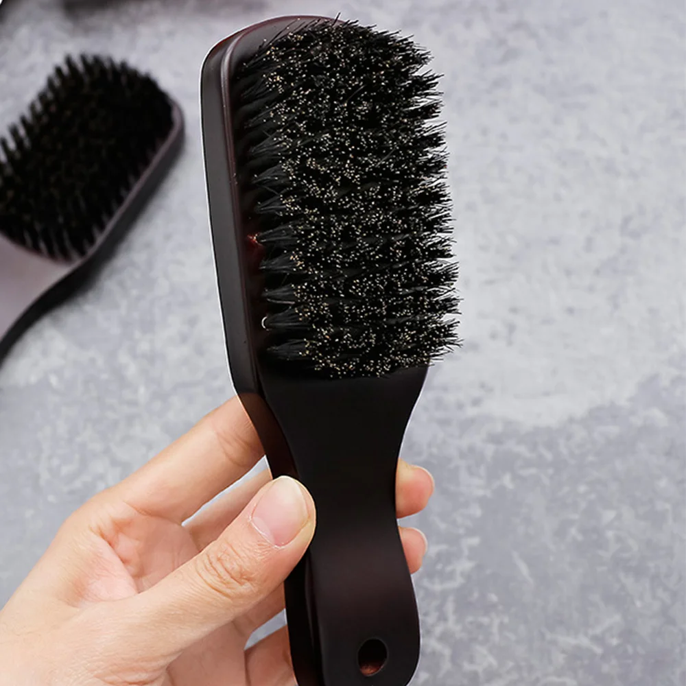 

Men's Boar Bristles Portable Wood Handle Beard Facial Clean Comb Facial Hair Cleansing Supplies