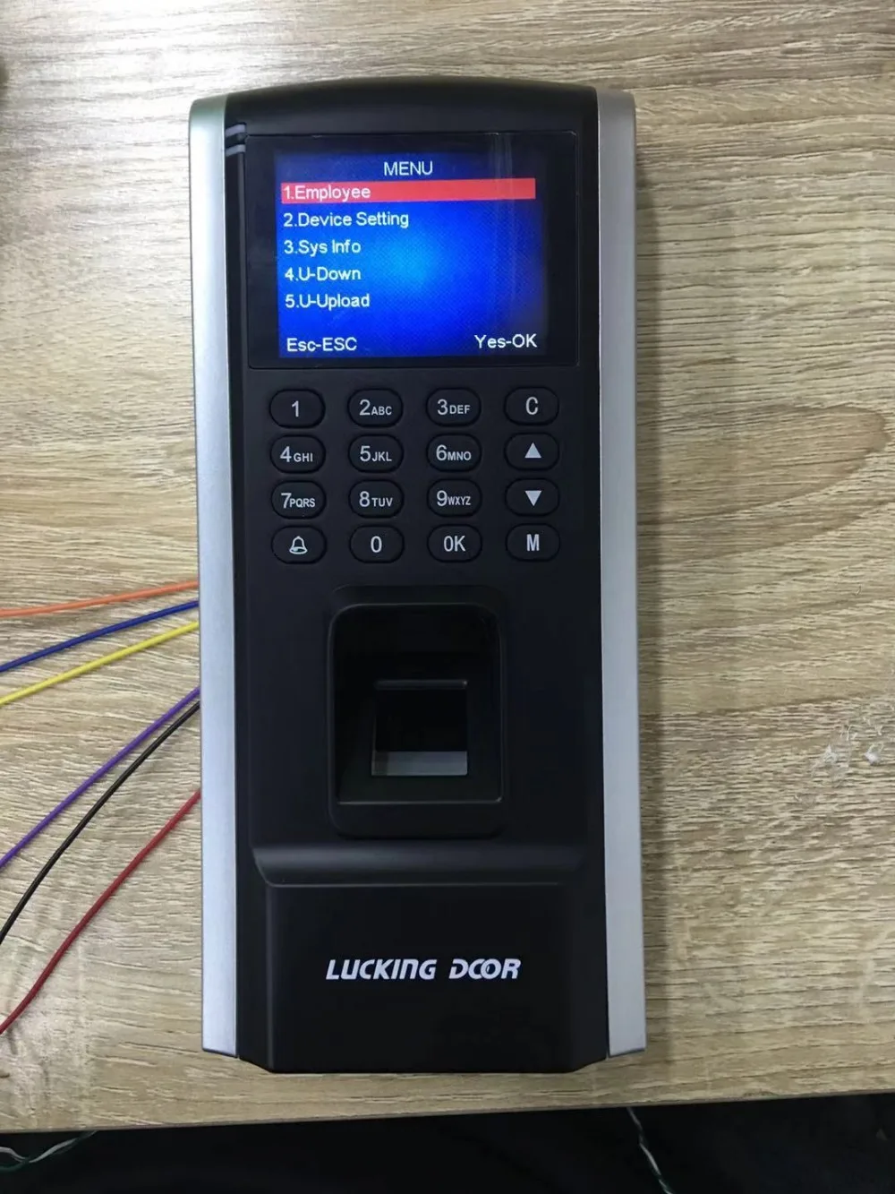 LUCKING дверь контроля доступа отпечатков пальцев посещаемость сотрудников RFID биометрический доступ TCP/IP USB порт