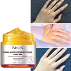 Увлажняющая маска для рук с манго, воск, отбеливающая гладкая кожа, бриджи, омолаживающее средство для ухода за кожей рук, 50 г