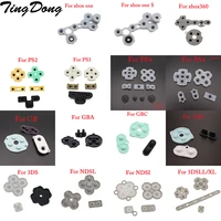 rubber conductive buttons a b d pad for game boy classic gb gbc gba silicone start select keypad for ps4 ps2 ngc ndsl new 3ds