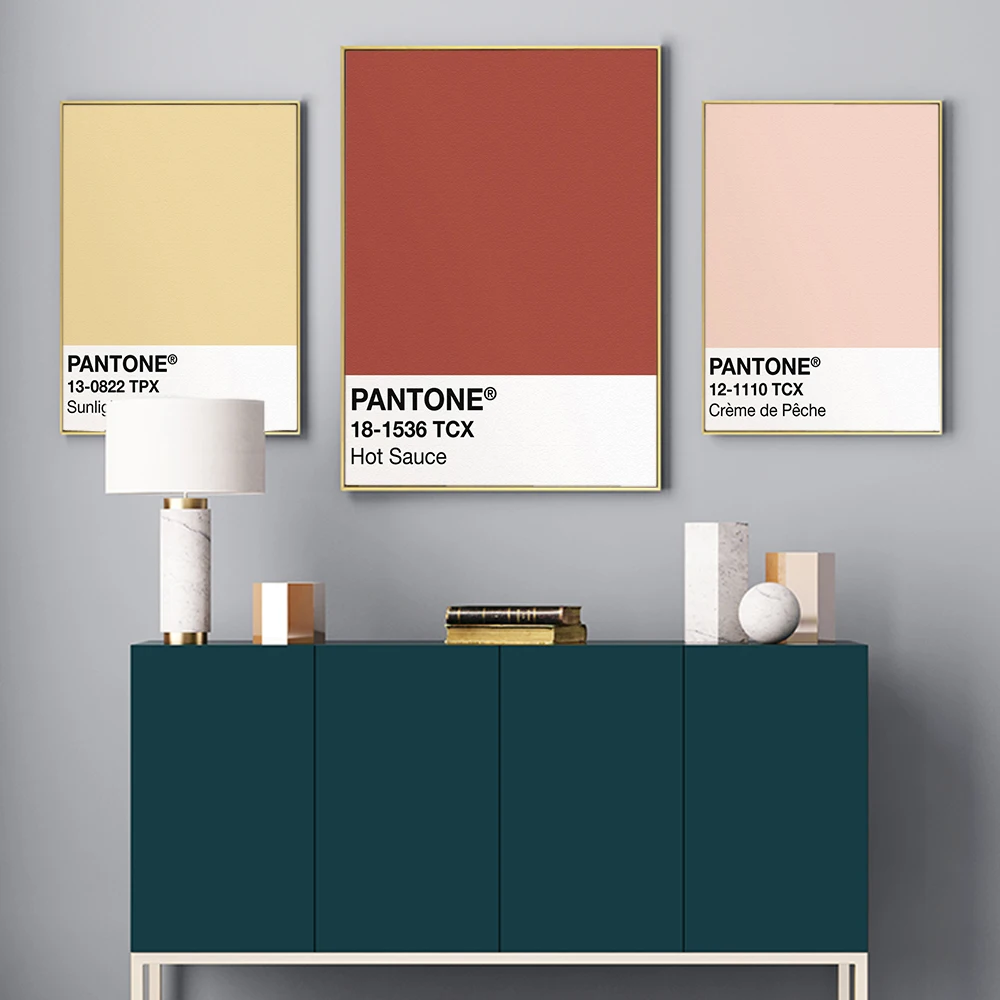 

Pantone Color Letters Patterns Prints Poster Pink Yellow Green Modern Canvas Painting Living Room Wall Art Home Decor Pictures