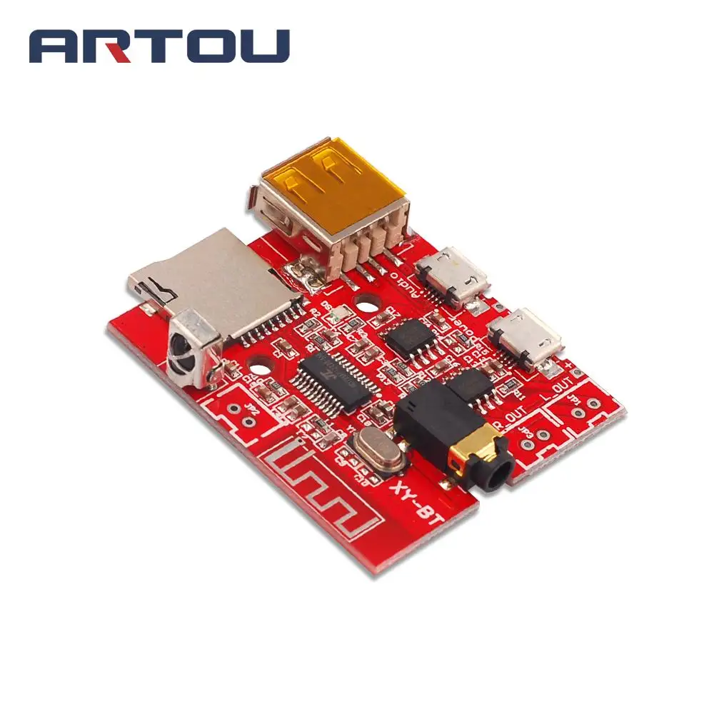 Автомобильный Bluetooth 4 1 MP3 WAV декодирующая плата 3 Вт динамик усилитель аудио