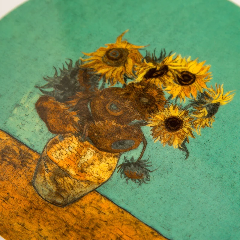 Изысканные костяные тарелки Ван Гога поднос для домашнего использования тарелка