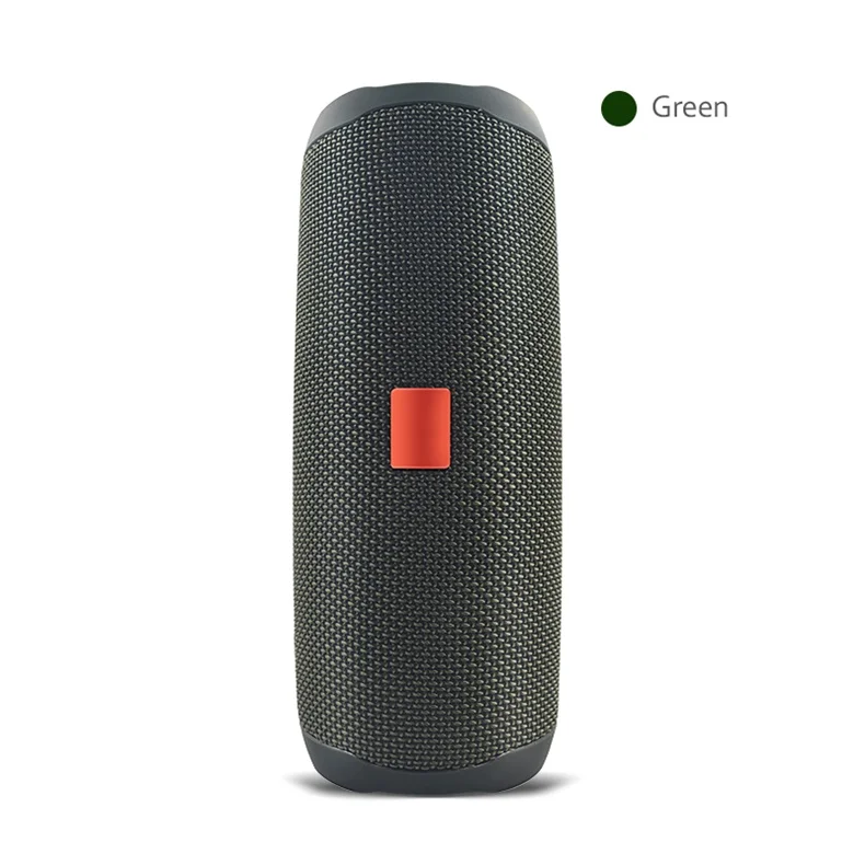 green Bluetooth динамик Filp5 водонепроницаемый портативный открытый беспроводной мини Колонка коробка Поддержка TF карты стерео Hi-Fi коробки Большой MP3 - Цвет: green