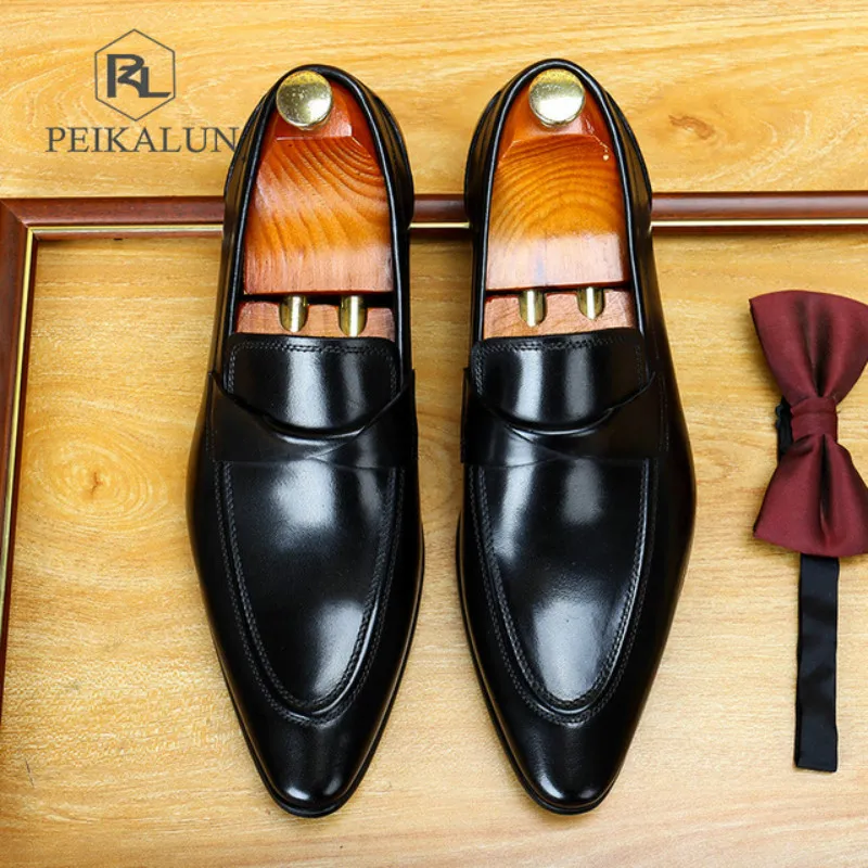 2021 летние официальные туфли мужские брендовые итальянские модные классические