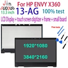 ЖК-дисплей 13,3 дюйма для HP ENVY X360 13-AG с сенсорным экраном и дигитайзером для 13-ag0010ur 13-ag0020ur 13-ag0026ur с рамкой и платой