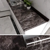 marble self adhesive wallpaper pvc kitche decorate paper black and brown for countertop cabinet doors bedroom filmmarble self